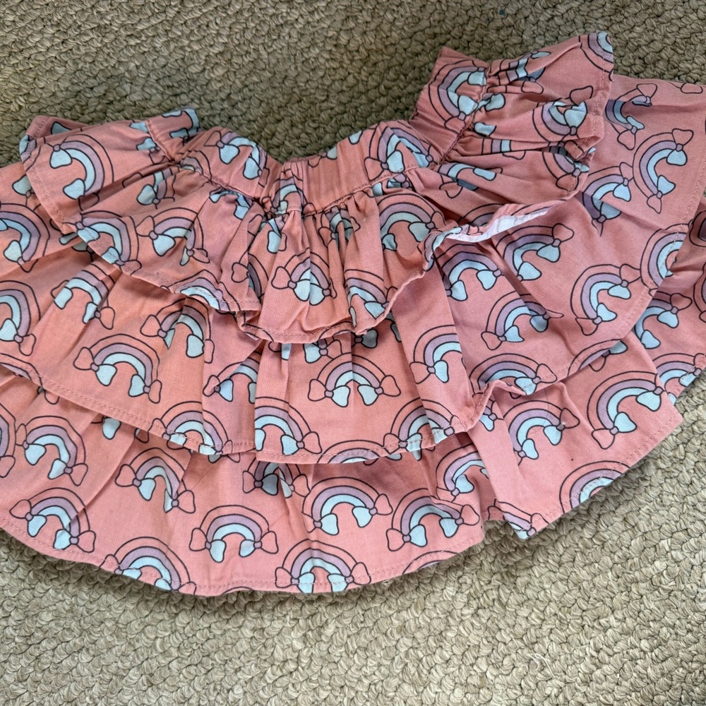 Huxbaby Pink Rainbow Skirt